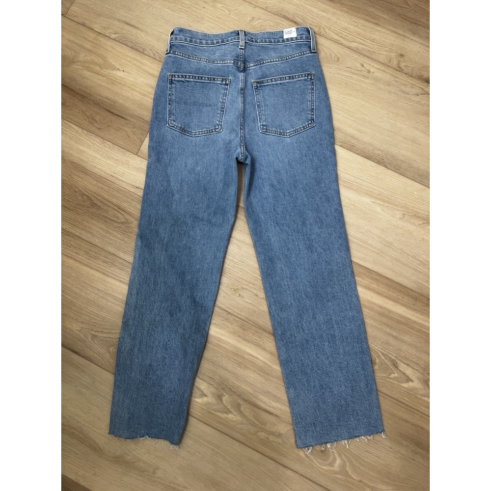 Frank & Eileen Monaghan High Rise Button Fly Raw Hem Jeans Size 26 - Picture 2 of 12